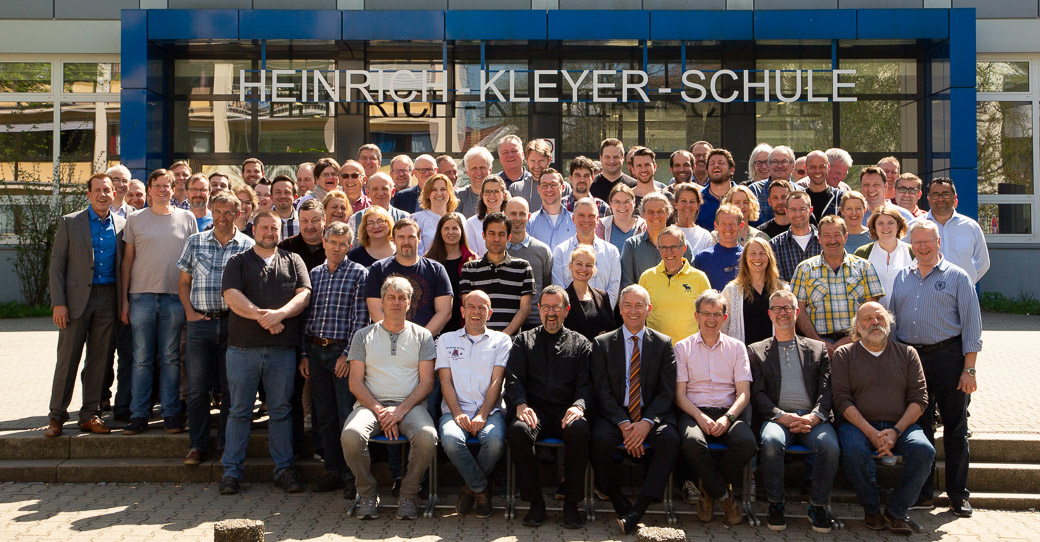 Kollegium der Heinrich-Kleyer-Schule 2018